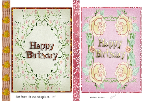 Birthday Toppers