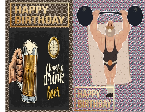 Strong man and Beer Toppers Birthday 