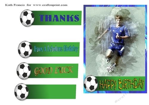 Football  blue+ lots of sentiments