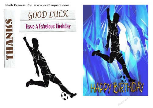 Footballer  blue+ lots of sentiments