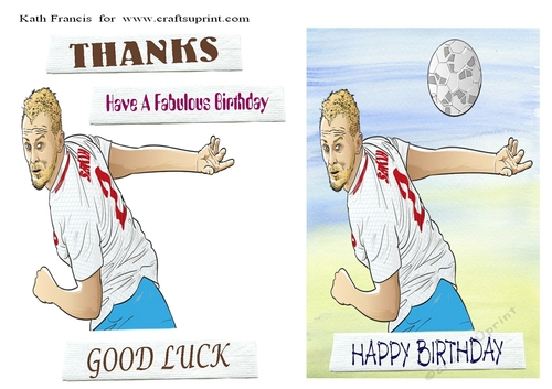Blues and whiteFootballer  + lots of sentiments