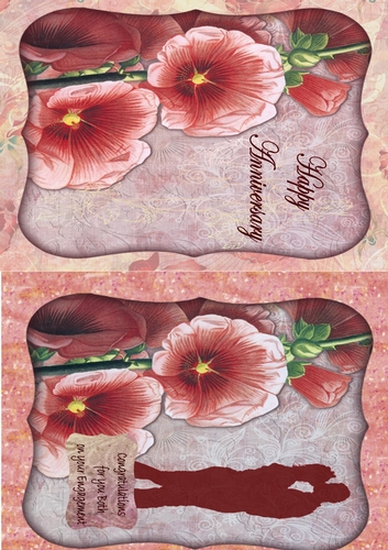 Anniversary and Engagement A5 Toppers