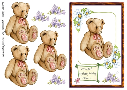 A Teddy for mothers Birthday