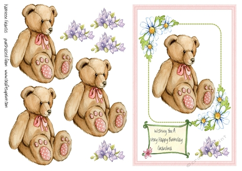 Teddy for Grandmas Birthday