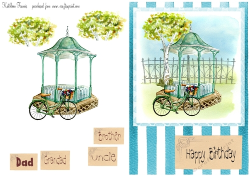 Bicycle by the Bandstand