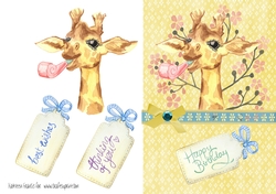Birthday Giraffe