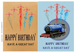 Red Arrows and Trains toppers