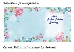 Birthday   6x6 Insert
