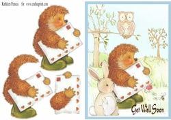 Get Well Soon says Hedgehog