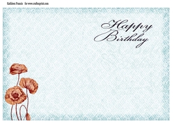 Birthday  Insert