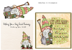 6 X 6 A Gardening Get Well message