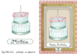 Happy Birthday and cake