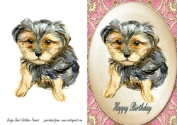 Tiny Terrier - Happy Birthday