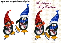 Penguins ready for christmas