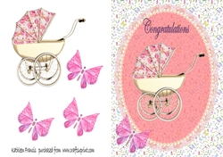 Congratulations New Baby Pram