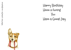 A Terrior Birthday Insert