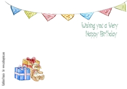 Gifts Ted Birthday Insert.