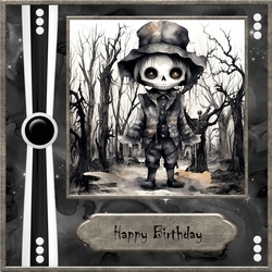 Gothic Cute Skeleton