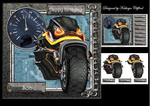 Speed mobile motorbike