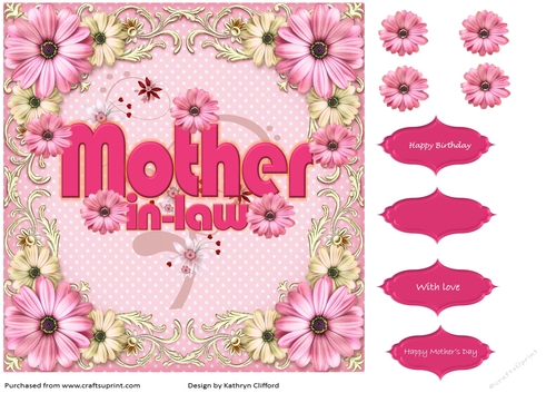 Mother-in-law pink floral