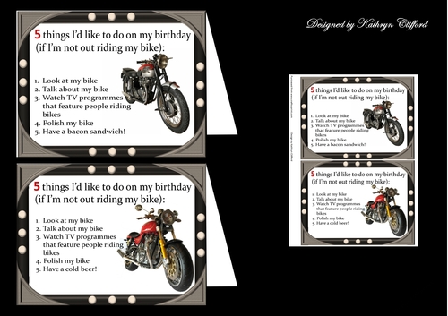 5 things about my bike