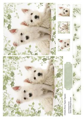 Holly Westie Large Square