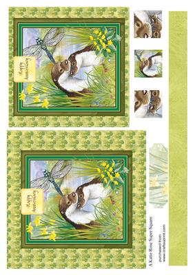 Otter Moments Wtf Happy Anniversary 6 by 6 Card Front