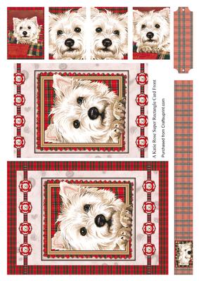 Good Friends Pure Westies Rectangular 5 by 7 Card Front