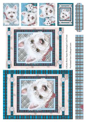 Our Family Pure Westies Rectangular 5 by 7 Card Front