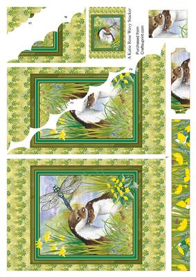 Otter Moments Wtf Large Wavy 5 by 7 Card Front