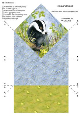 Diamond Water's Edge "nightwatchman" Badger Craft Sheet