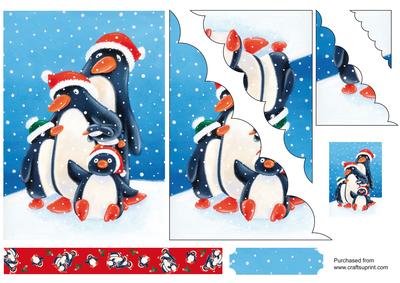 Winter Holly Day Wavy Edge Side Stacker