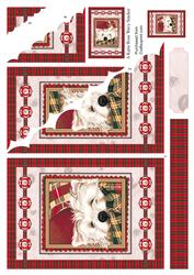 Good Friend Westie Nap Large Wavy Card Front