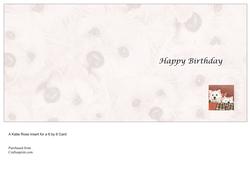 Good Friends Westies Birthday Insert 6 by 6