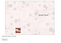 Good Friends Westies Good Luck Insert 7 by 5