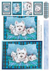 Pure Westies Our Family Rectangular Large 5 by 7 Card Front