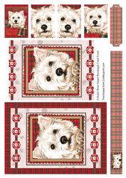 Good Friends Pure Westies Rectangular 5 by 7 Card Front