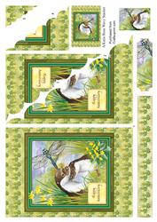 Otter Moments Happy Anniversary Large Wavy Card Front