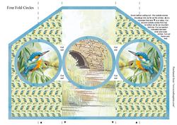 Four Fold Water's Edge "looking On" Kingfisher