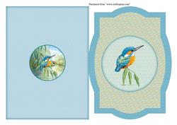 Picture Frame Water's Edge "looking On" Kingfisher
