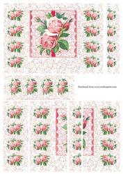 Soft Pink Antique Lace Side Stacker