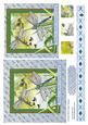 Dragonfly Days Large Square 6 by 6 Card Front Special You