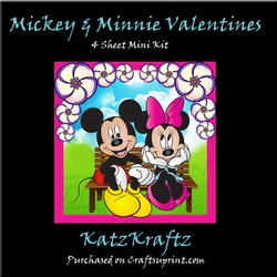Mickey & Minnie Valentines Mini Kit