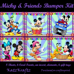 Mickey & Friends Birthday Bumper Kit