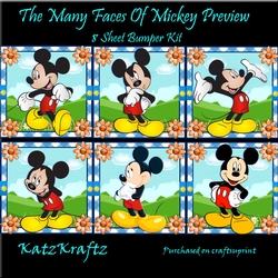 The Many Faces Of Mickey Bumper Kit
