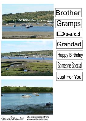 Male Birthday Toppers - Boats 3