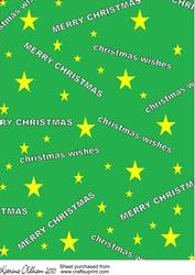 Green Christmas Backing