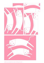 2 Cats Pyramid - Pink