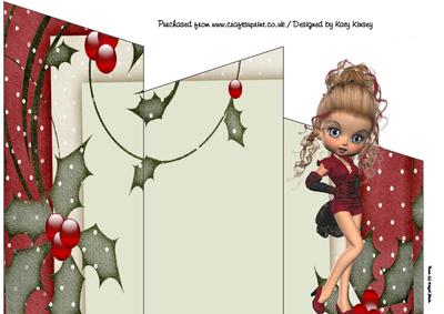 Christmas Wishes Cascade Card