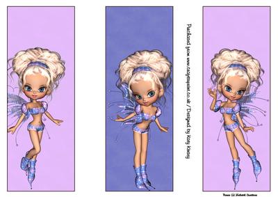 Sugar Plum Fairy Set of 3 Bookmarks